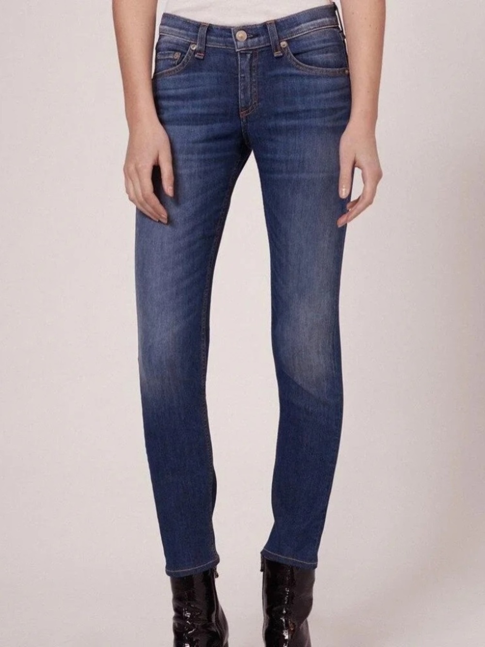 Rag & Bone Cate Mid-rise ankle skinny, Size 28